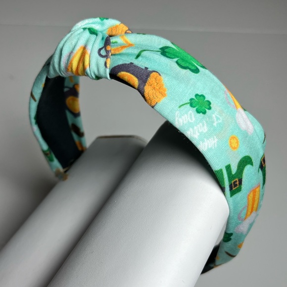 ☘️ Lucky St Patty’s Day HEADBAND | New! | KNOTTED TOP - Picture 6 of 11